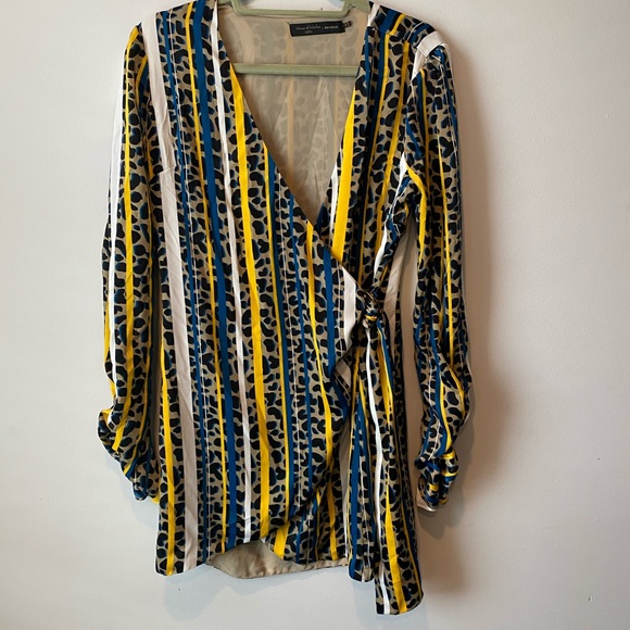 Priscilla Dress in Yellow Leopard Stripe - Picture 3 of 5